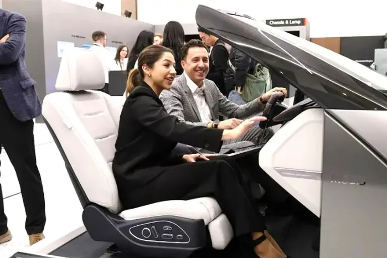 현대모비스가 지난달 미국 라스베이거스에서 열린 