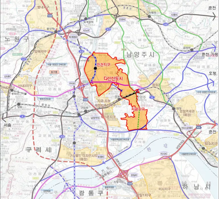 다산신도시 위치도. 출처=LH