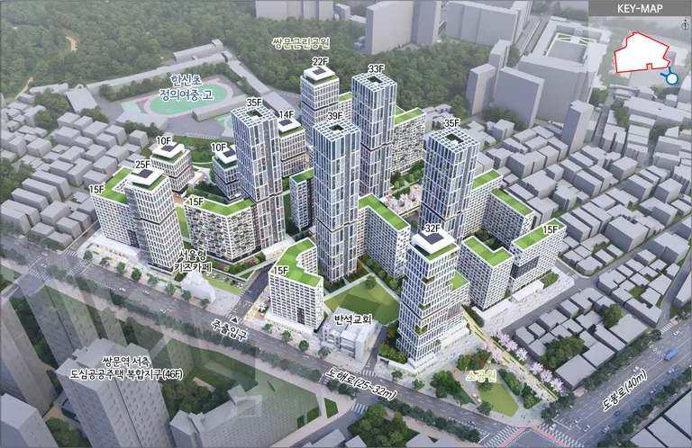 쌍문2구역 주택정비형 재개발사업 조감도 (출처=서울시