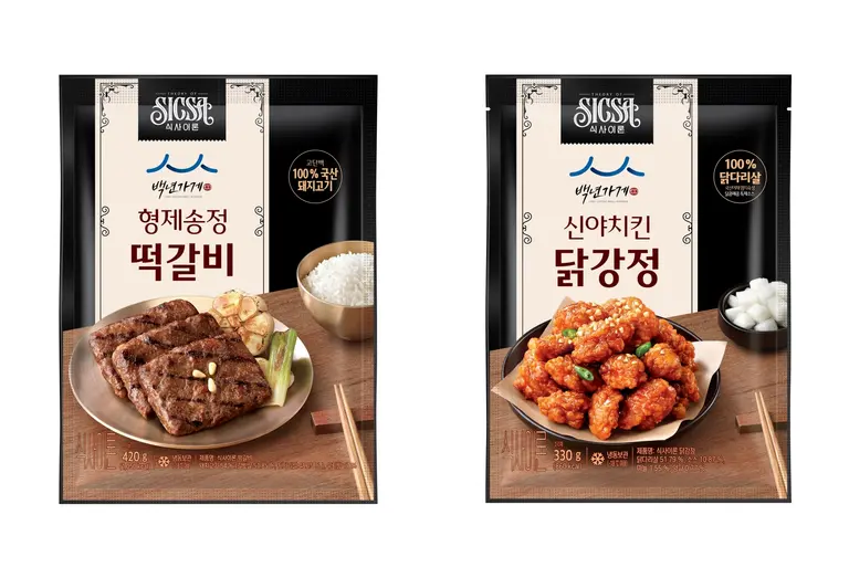 백년가게 컬래버 제품 2종 이미지. (사진=롯데웰푸드)