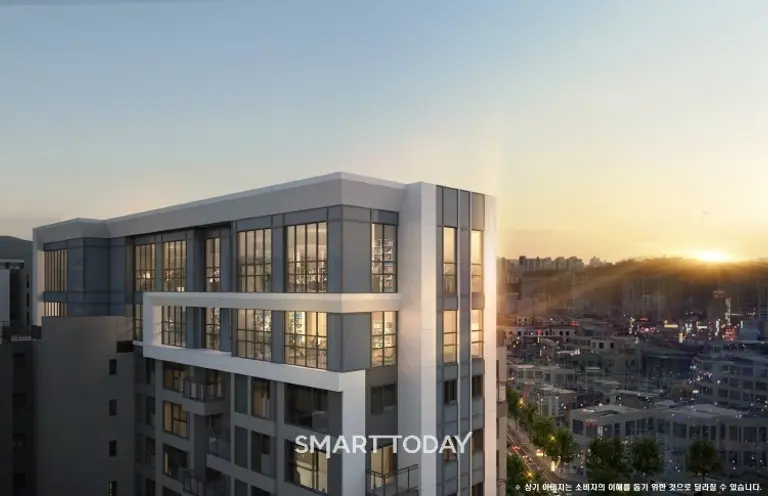 래미안 엘라비네 스카이라운지 투시도