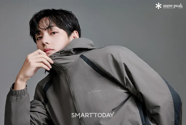 BTS 멤버 뷔와 함께한 스노우피크어패럴 2026 SS컬렉션 이미지 