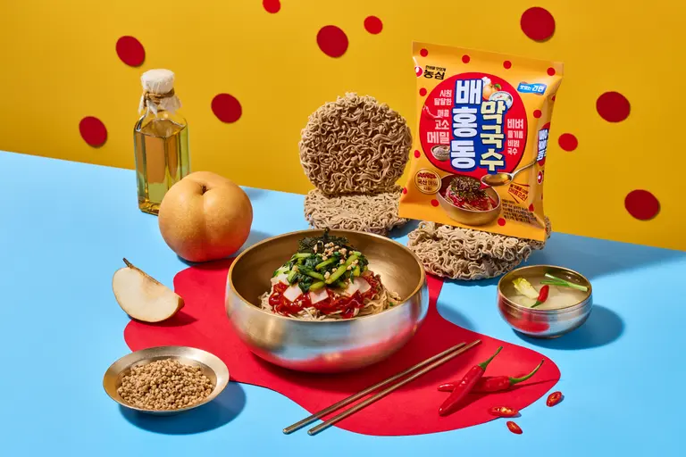 농심 배홍동막국수 연출 이미지. (사진=농심)