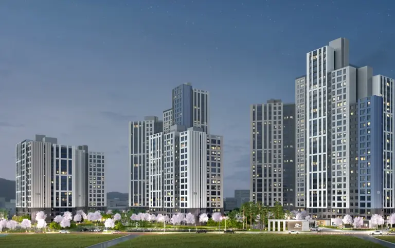 두산위브 더센트럴 수원 투시도 /제공: 두산건설