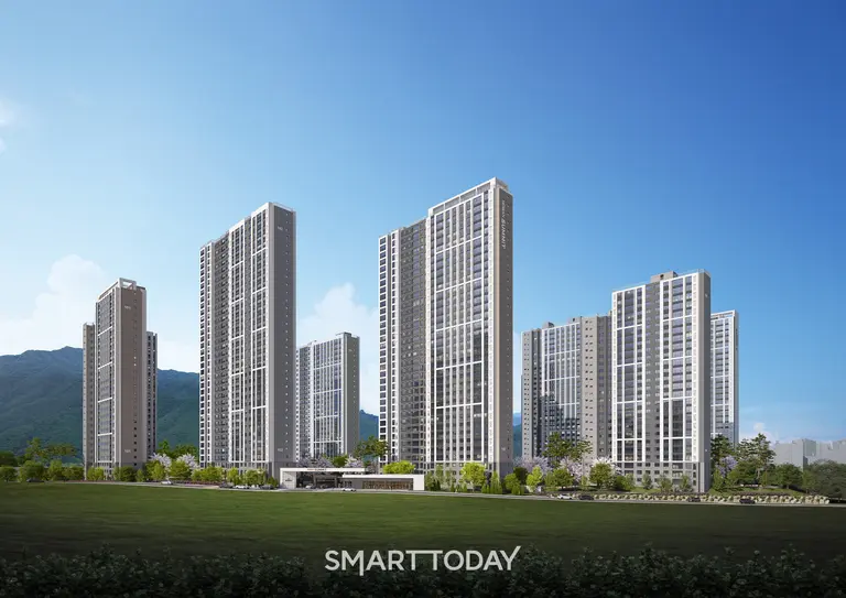 경산 상방공원 호반써밋 1단지 투시도 (사진=호반건설)