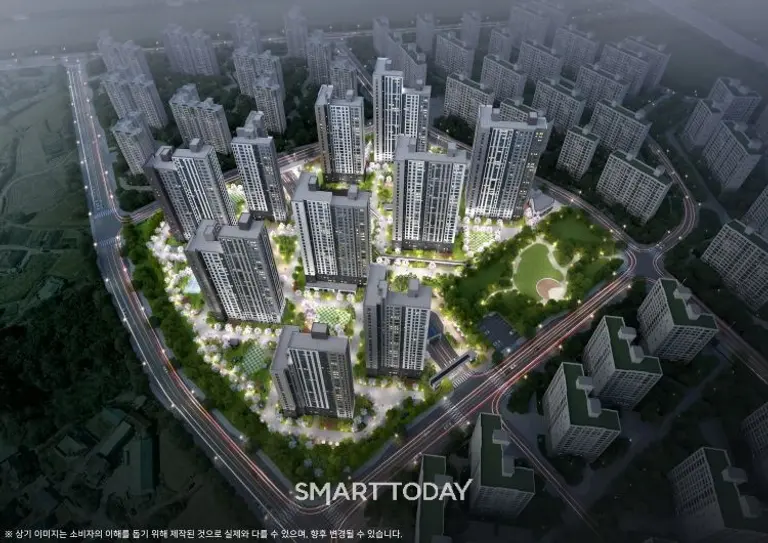 두산위브더제니스 센트럴 천안 조감도. 출처=두산건설