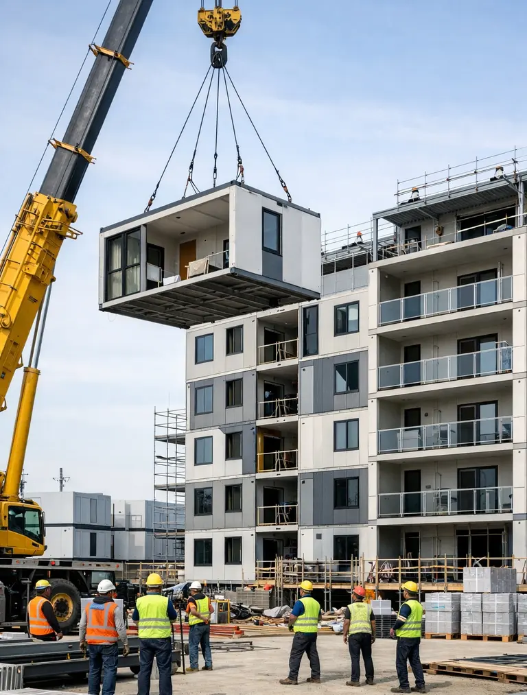 모듈러 주택 이미지 (출처=챗GPT)