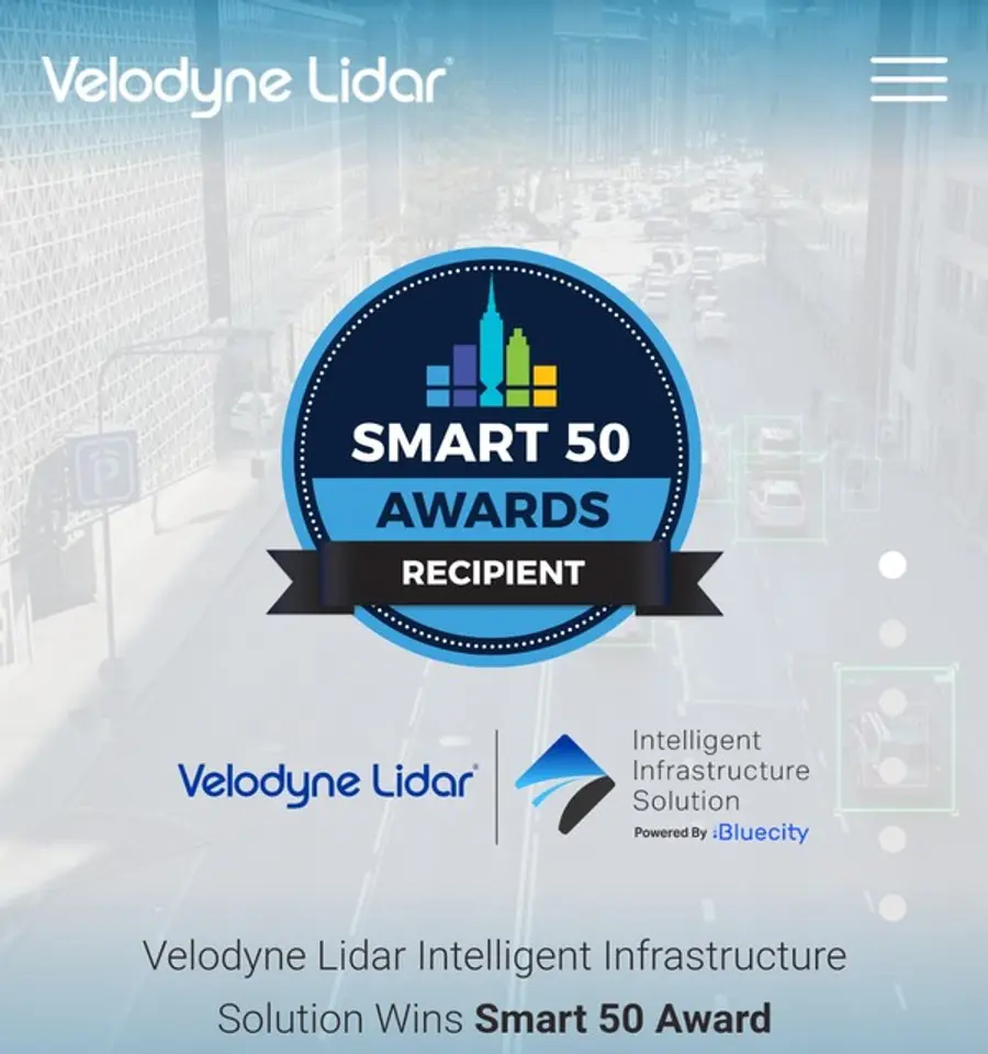 벨로다인 라이다 홈페이지 캡처