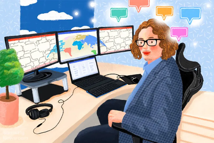 ◇삼성전자 폴란드 연구소(SRPOL) AI팀장 우카쉬 스와빈스키(그림: 삼성전자)