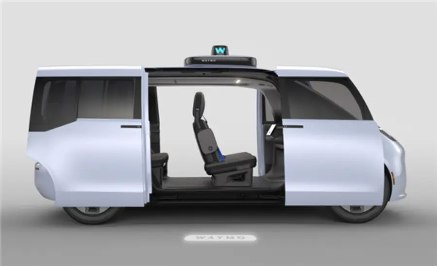 지리와 공동개발하는 밴형 자율주행 로보택시 측면. 사진=웨이모