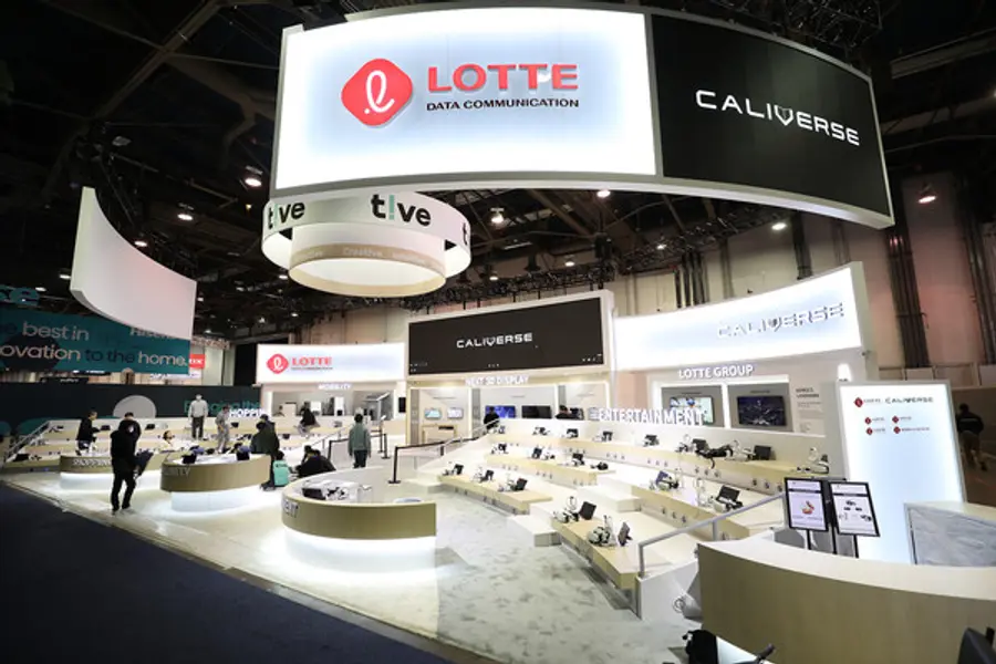  * CES2023 롯데 전시관 부스 전경