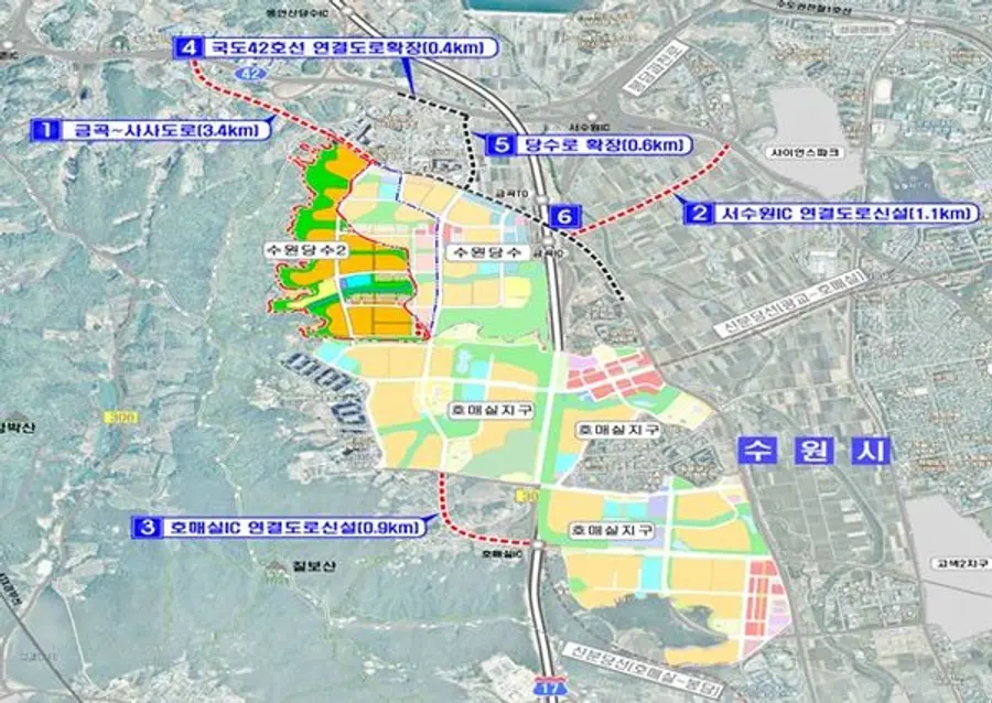 수원당수2 공공택지지구 위치도(출처. 국토교통부)