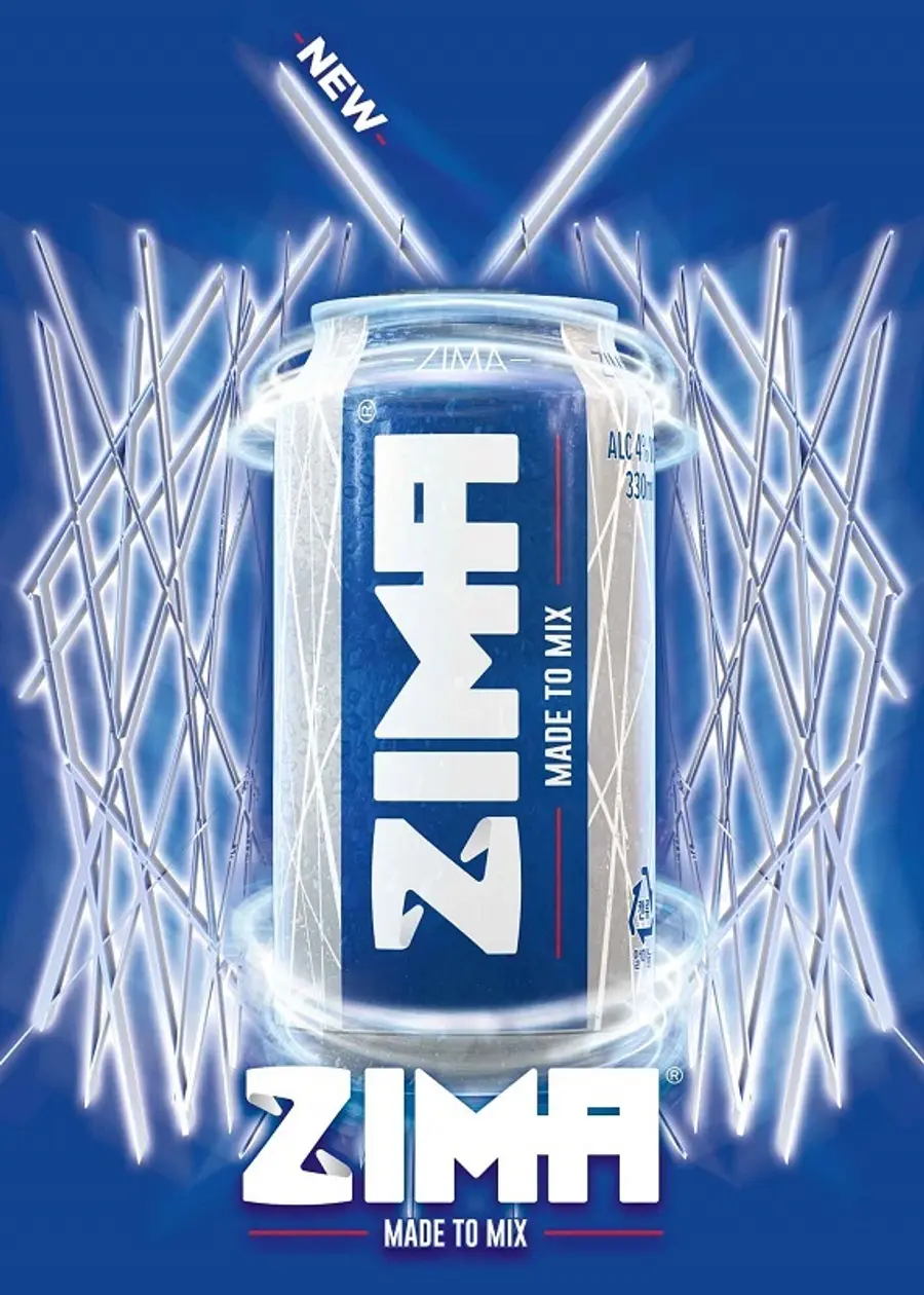 프리미엄 스파클링 주류 ‘지마(Zima)’. (사진=골든블루 인터내셔널)