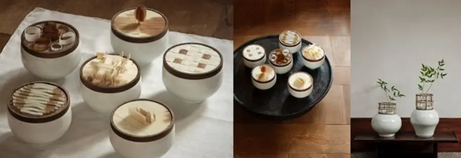 올해의 장인과 올해의 젊은 공예인의 합작품. (사진=예올)