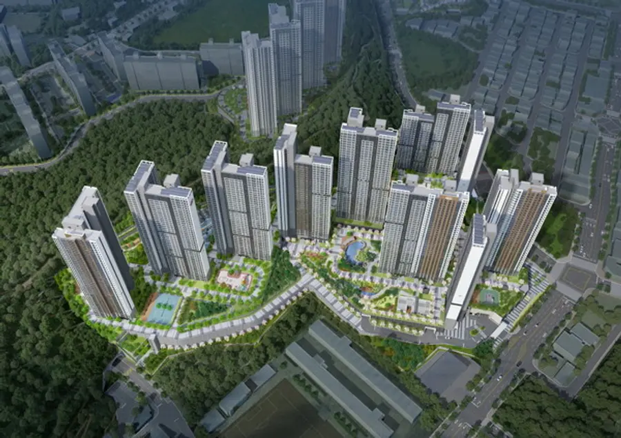 구미 그랑포레 데시앙 1단지 조감도 (사진. 태영건설)