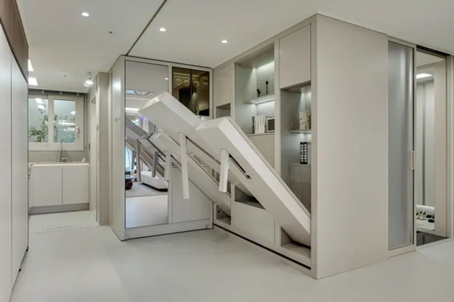 굿디자인 어워드에서 우수디자인에 선정된 현대건설 트랜스포밍 월 앤 퍼니처 (사진제공. 현대건설)