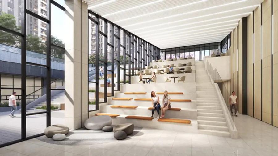 더샵 의정부역 링크시티에 선보이는 스텝가든 이미지 (사진. 포스코이앤씨)