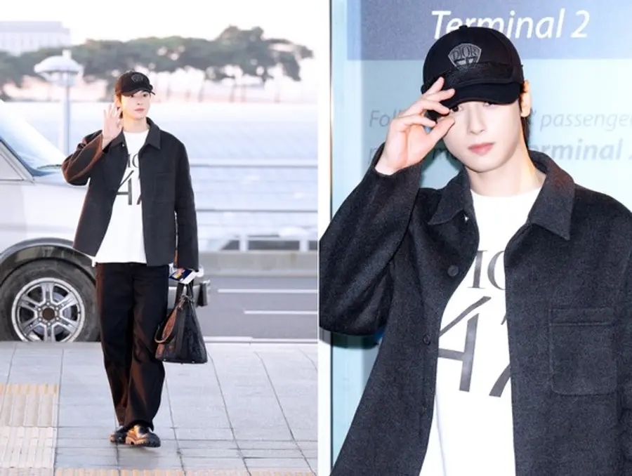 가수겸 배우 차은우가 남신 비주얼로 시선을 사로잡았다. (사진. 디올)