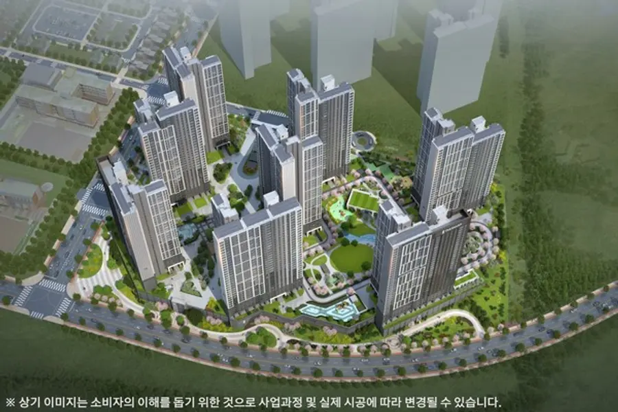 더샵 아산탕정인피니티시티 조감도 (사진제공. 포스코이앤씨)