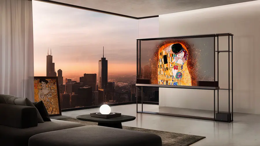 LG전자 무선 투명 올레드 TV