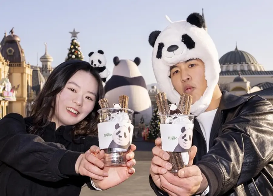 푸바오를 컨셉으로 한 귀여운 신메뉴 '바오 초코크림츄'