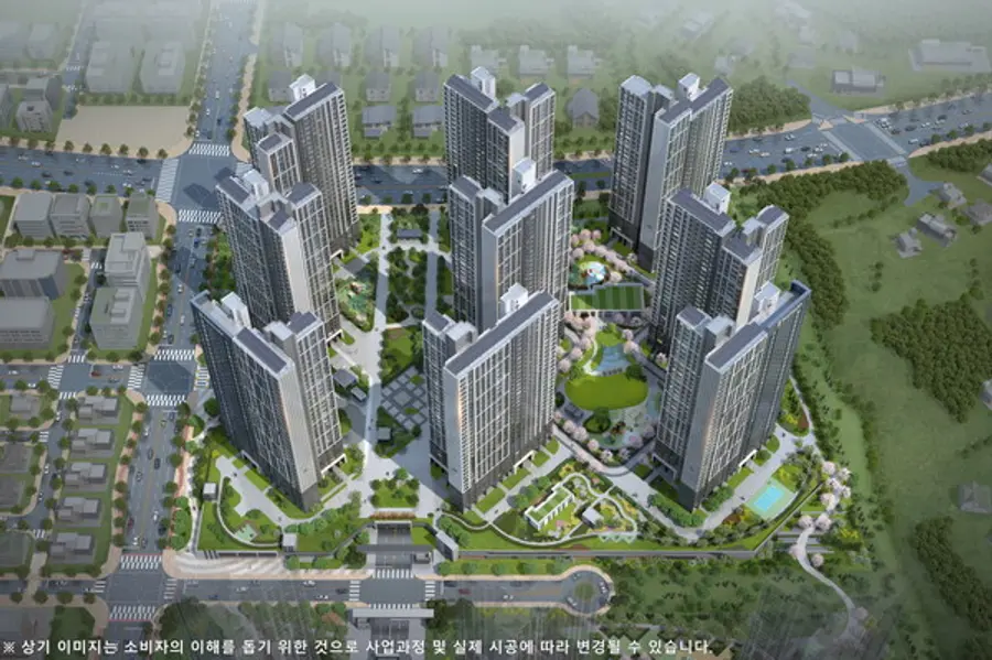 더샵 탕정인피니티시티 조감도 (사진. 포스코이앤씨)