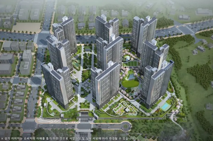 더샵 탕정인피니티시티 2차 조감도 (사진. 포스코이앤씨)