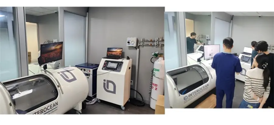 제주 제이사랑정형외과에 설치된 트리니티 현장교육