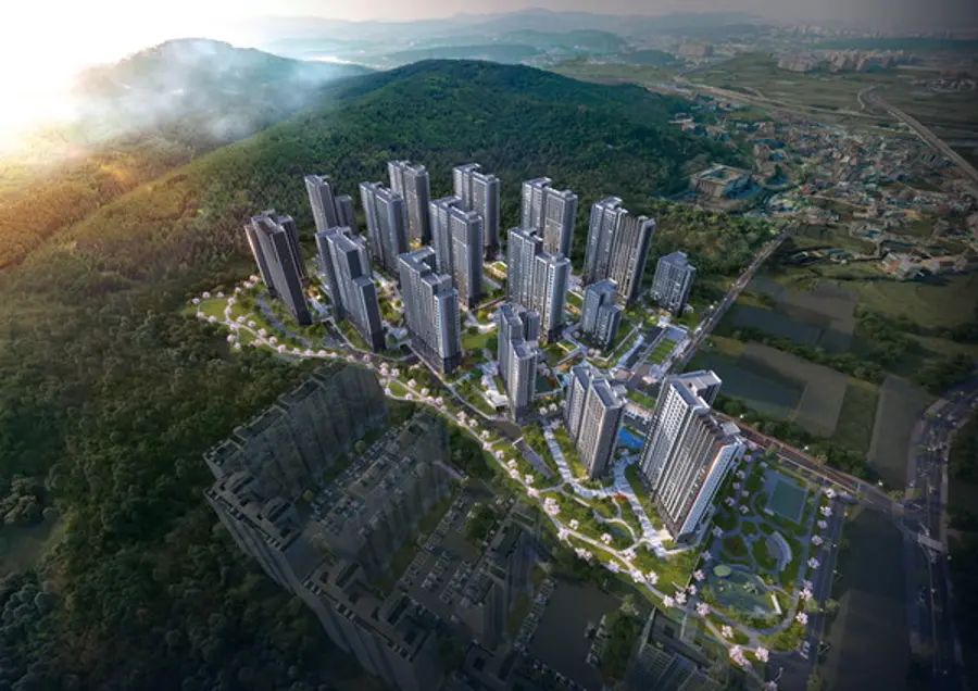 오산 롯데캐슬 위너스포레 조감도 (사진. 롯데건설)