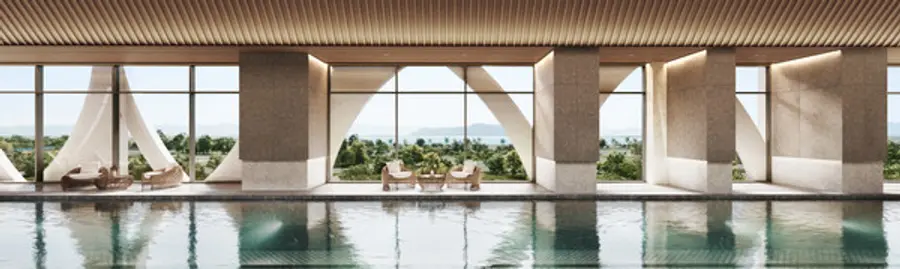 블랑써밋 74 2층 입주민 전용 커뮤니티에 들어설 수영장 (사진. 대우건설)