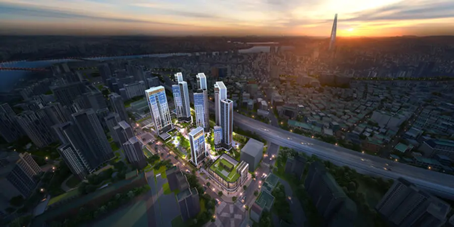 신반포12차아파트 재건축사업 조감도 (사진. 롯데건설)