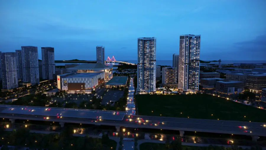 푸르지오 스타셀라49 인근 야경 예상도 (사진. 대우건설)