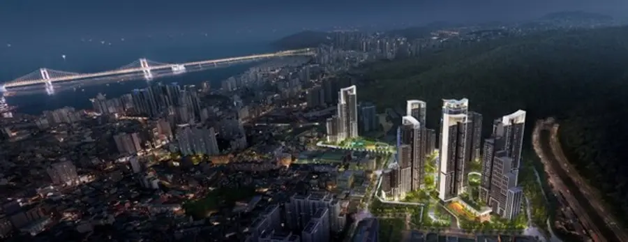 광안 3구역 재개발 조감도 (사진. 삼성물산)