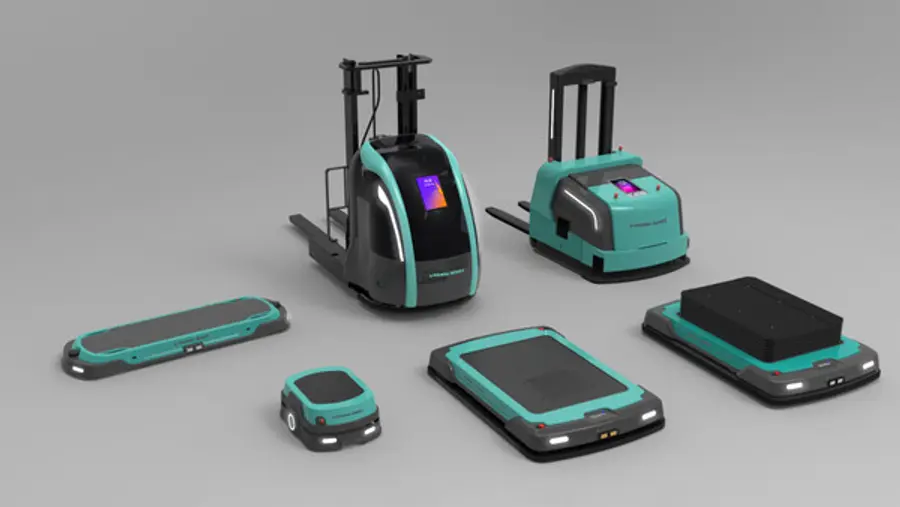 현대무벡스 개발 다양한 AGV 모델.