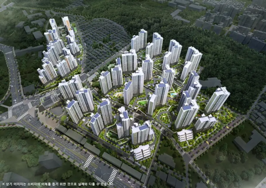 산성역 헤리스톤 조감도 (사진제공. 대우건설)