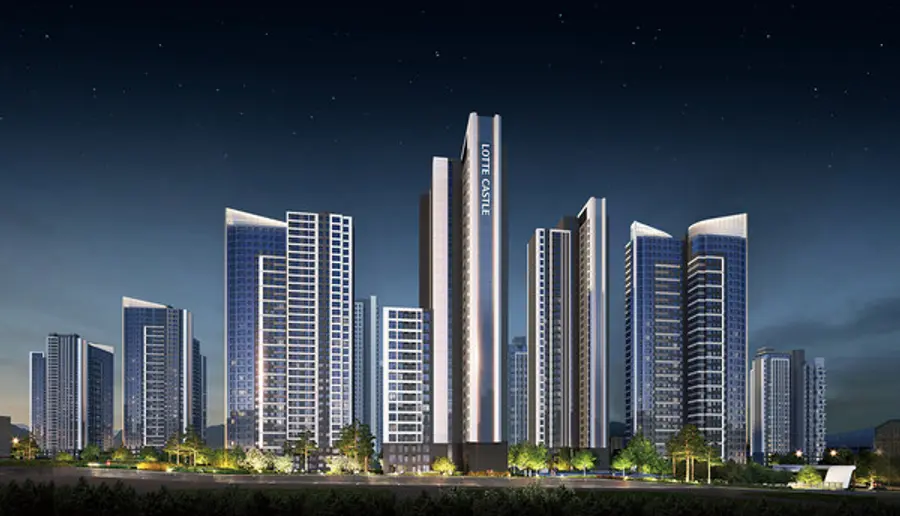 전농제8구역 주택재개발정비사업 투시도 (사진. 롯데건설)