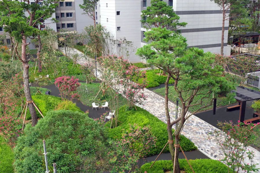 올림픽파크 포레온 특화 정원 사유원(思惟園) (사진제공. 현대건설)