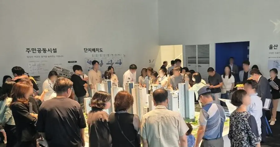 울산 남구 '번영로 하늘채 라크뷰' 견본주택 내부 모습 (사진제공. 코오롱글로벌) 