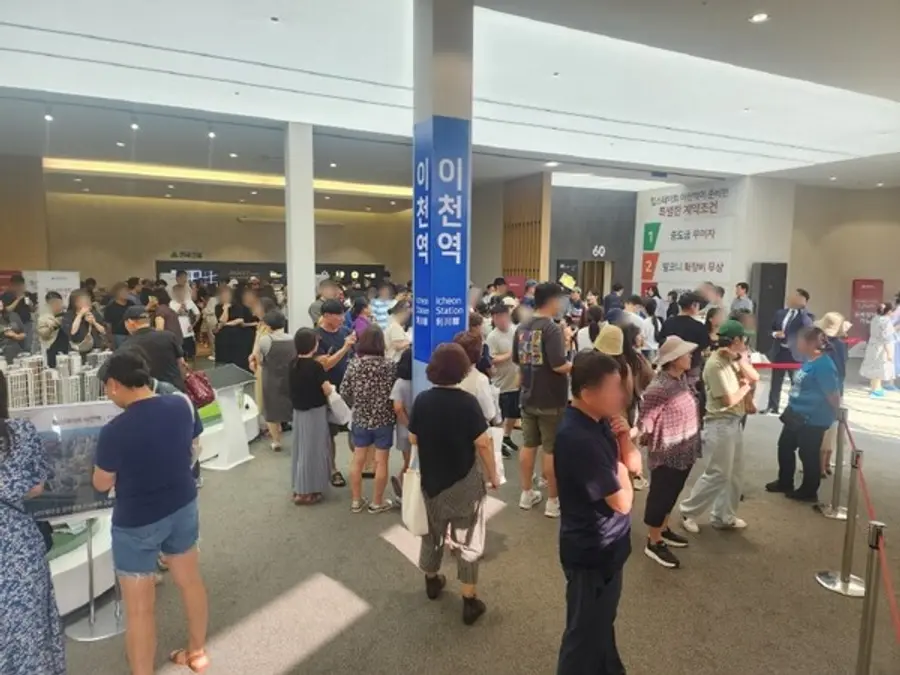 힐스테이트 이천역 견본주택 내부 모습 (사진제공. 현대건설)