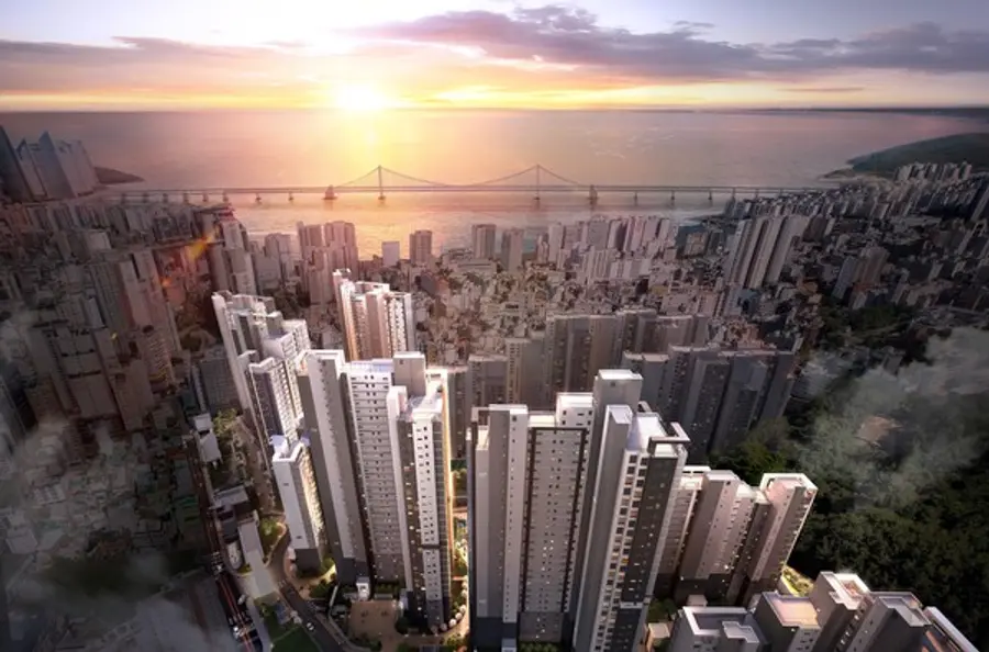 드파인 광안 조감도 (사진제공=SK에코플랜트)