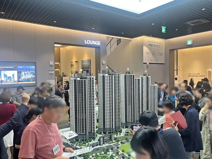 의정부 롯데캐슬 나리벡시티 주택전시관 내부 모습 (사진제공=롯데건설)