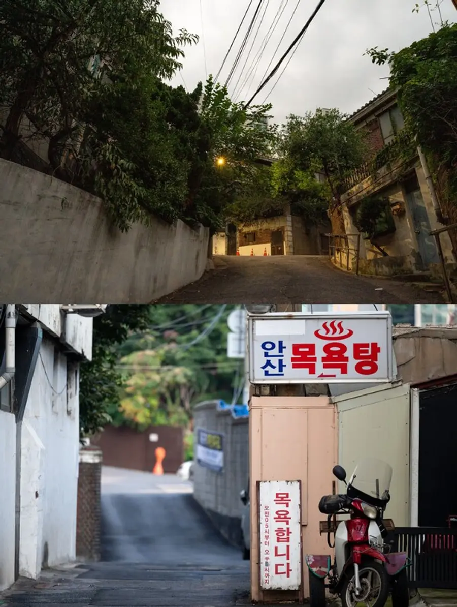 정비사업이 예정된 홍제3구역 골목 (사진제공=현대건설)