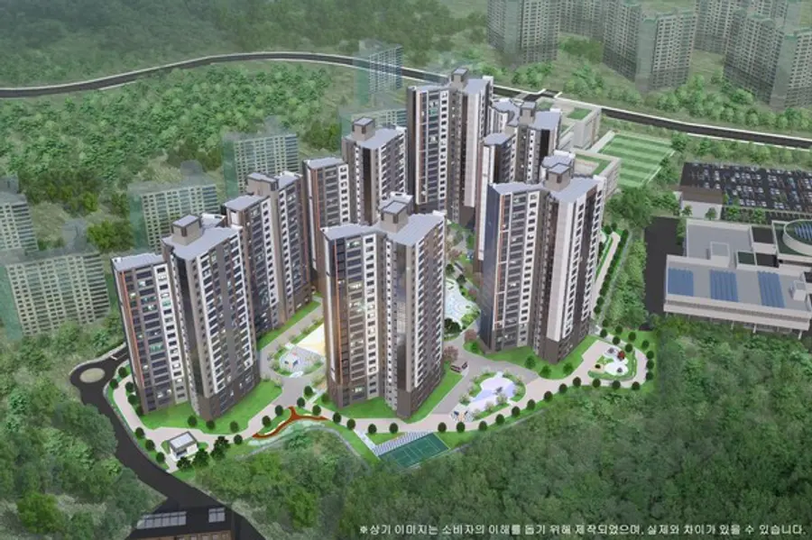 의왕고천지구 디에트르 센트럴 조감도 (사진제공=대방건설)