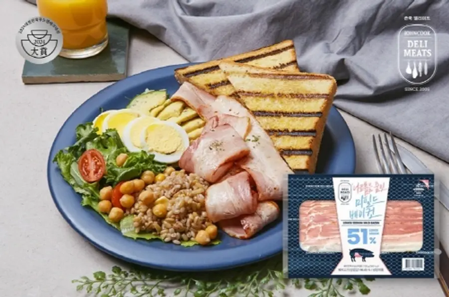 존쿡 델리미트 ‘나트륨을 줄인 마일드 베이컨’