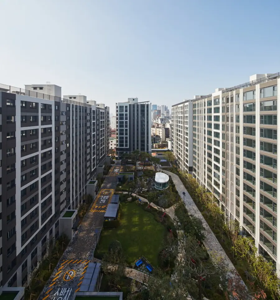 더샵 둔촌포레 단지 전경(사진제공=포스코이앤씨)