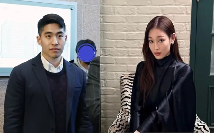 정용진 회장의 장남 정해찬씨(왼쪽)와 정유경 회장의 장녀 문서윤씨 (출처=인터넷 커뮤니티)