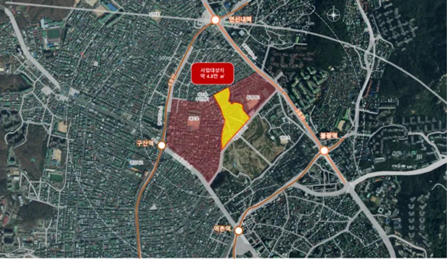 은평구 대조동 89 모아타운 위치도 (출처=서울시)