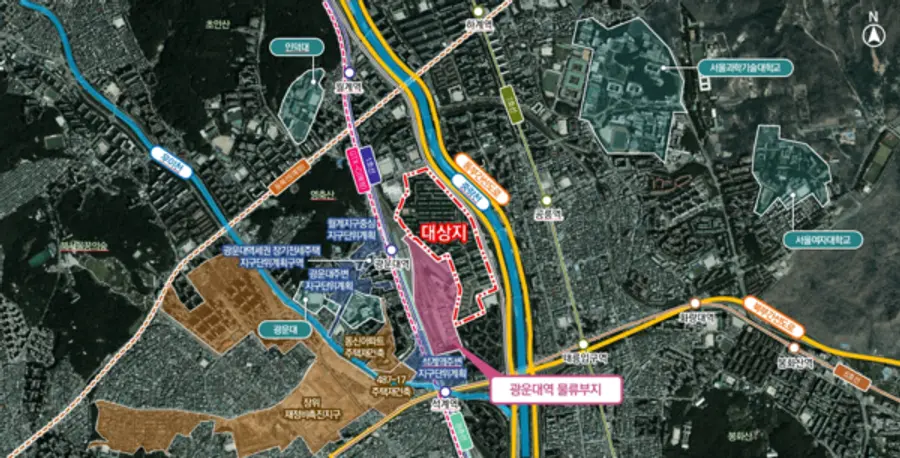 월계2 택지개발지구 위치도 (출처=서울시)