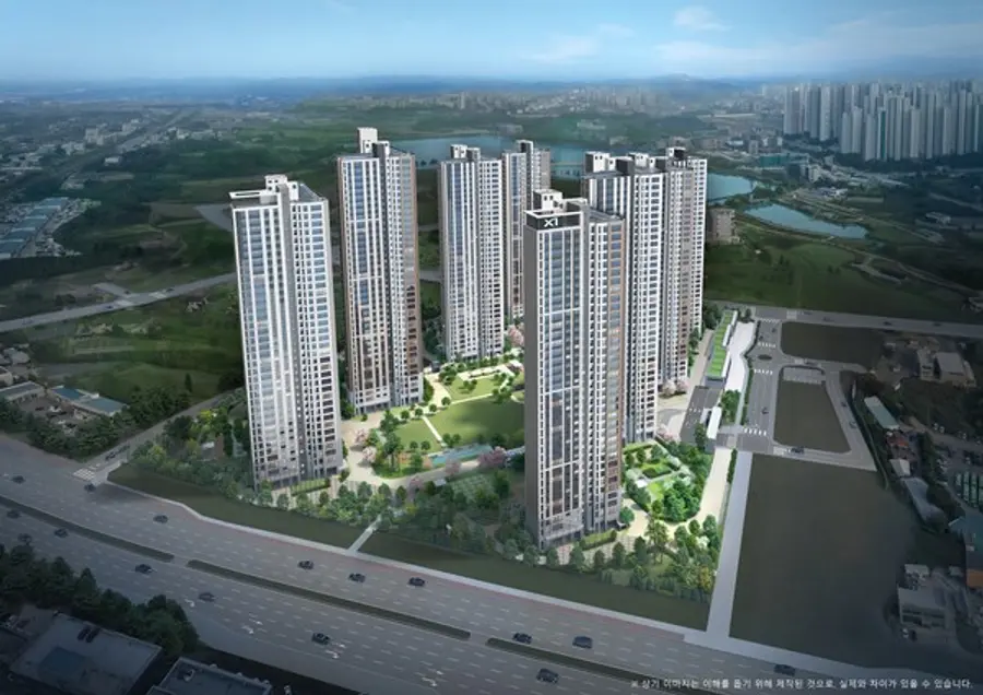 성성자이 레이크파크 조감도 (사진제공=GS건설)
