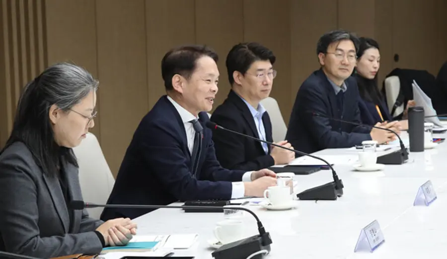 하반기 기업환경정책협의회에서 이병화 환경부 차관이 인사말을 하고 있다.(사진제공=대한상공회의소)